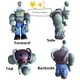 thumbnail image 2 of Set de figuras de acción JHESAO Plants vs Zombies Dr Zombies PVZ, 2 of 7