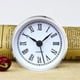 thumbnail image 4 of Inserto de reloj mini HILLHOME redondo de 6,1 cm con bisel plateado, 4 of 7