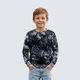 thumbnail image 1 of Poleron Liviano Crew Niño Reef Tie Dye Print Negro, 1 of 6