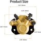 thumbnail image 3 of Pinza de freno Baieasy, paquete de 2 unidades para ATV Quad chino 110-250 cc, 3 of 6