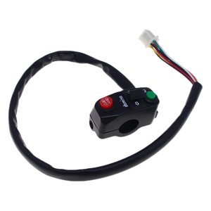 Ioensy - Interruptor De Control Del Manillar De La Motocicleta Montaje Fácil Robusto Para La Motocicleta