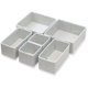thumbnail image 2 of Caja organizadora simple de artículos para el hogar para ropa interior, color gris, 2 of 2