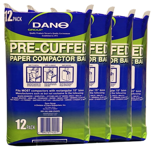 Bolsas Compactadoras Dano Predobladas Paquete De 50 Unidades Para Ge Y