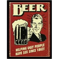 Genérico - Cuadro Decorativo Cervesa Medidas 30X40 Cm