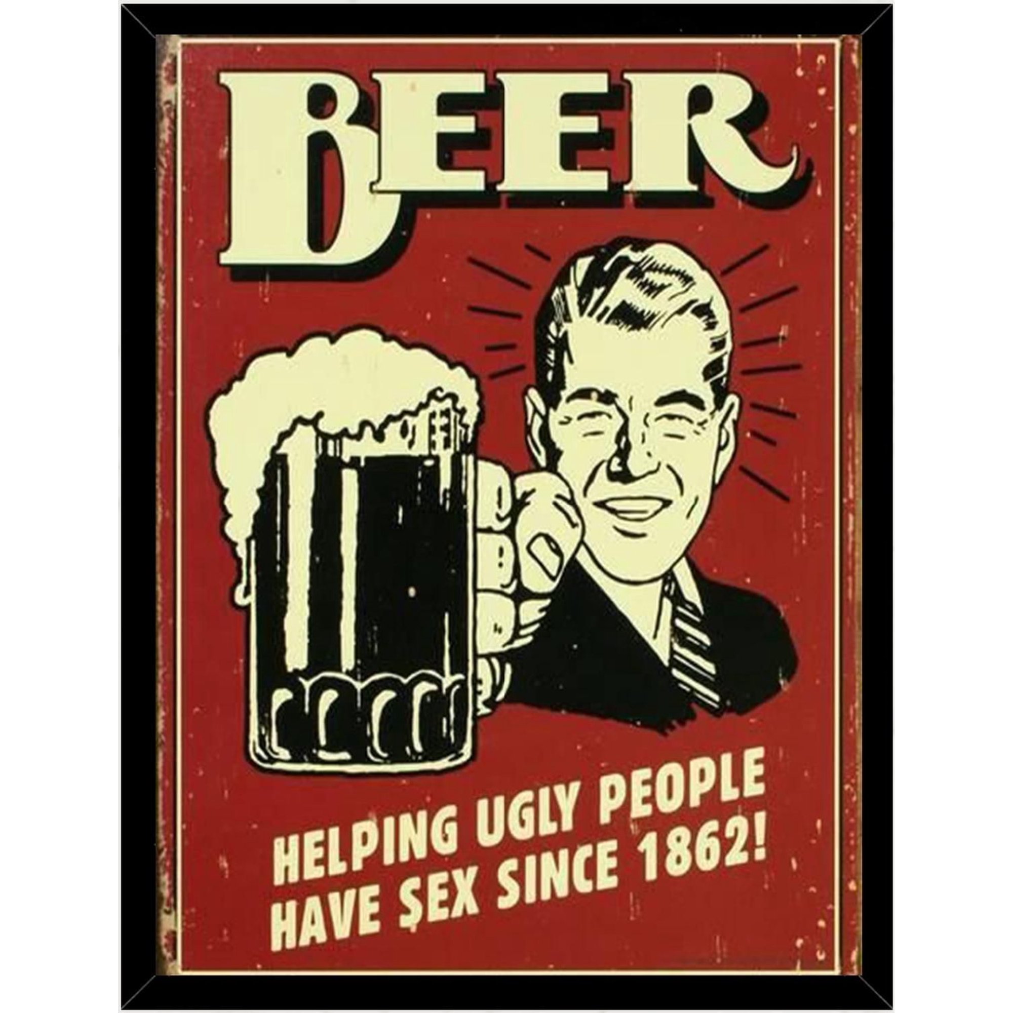 Genérico - Cuadro Decorativo Cervesa Medidas 30x40 Cm