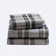 thumbnail image 1 of Juego de sábanas Woolrich Twin 3 piezas a cuadros gris Emerson, 1 of 7