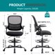 thumbnail image 2 of Silla de Dibujo DUMOS con Altura Ajustable, Brazos Abatibles y Respaldo de Malla, 2 of 8