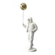 thumbnail image 4 of Originalidad Balloon Figura Figura Estatua Decoración Artesanía Para Bookshelf Home White, 4 of 5