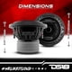 thumbnail image 4 of Subwoofer DS18 ZXI10.4D 25 cm 1600 W 4 Ω Negro, 4 of 9
