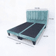 thumbnail image 2 of Cama 2 Plazas Con Respaldo y bases divididas de 150 X 190cm Tapizada en Felpa Turquesa Claro, 2 of 5