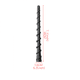 thumbnail image 3 of Antena espiral negra para camionetas, autos y SUV - Ajuste universal de 7", radio AM/FM, exterior de goma, base de cobre metálico, bobina interna de acero inoxidable, diseño antirrobo, apta para túnel, 3 of 5