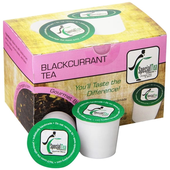 Cápsulas de té negro con grosella negra Special Tea – paquete de 10