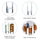 thumbnail image 3 of Gafas de chupito Farielyn-X, transparentes, base pesada, 65 ml, paquete de 12, 3 of 6