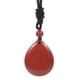thumbnail image 4 of Colgante De Gota De Agua, Collar De Piedra, Joyería Artesanal, Resistente Para Unisex, Ajustable, Rojo Vino, 4 of 5