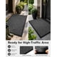 thumbnail image 5 of Felpudo Mibao 91 cm x 61 cm Gris Resistente, 5 of 6