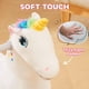 thumbnail image 4 of Caballito Eléctrico Qaba 6V Unicornio Blanco para Niños de 18 a 36 Meses, 4 of 9