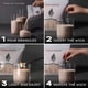 thumbnail image 5 of Relleno para velas Vogue Candles de cera granulada nude 500 g con pabilos, 5 of 8