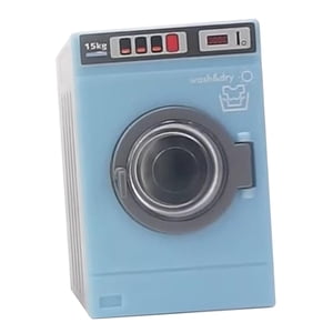 Bothyi - Lavadora Para Casa De Muñecas 1: 12 Aparato Para Obsequios De Fiesta Regalo Navideño Azul