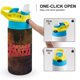 thumbnail image 4 of Sausage Party: Foodtopia Botella de Agua con Tapa Pop Top de Un Toque, Acero Inoxidable, a Prueba de Fugas, para Deportes, Botella Infantil azul 12 oz, 4 of 6