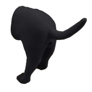 Bothyi - Gorro De Pasta De Dientes Para Glúteos De Perro, Adorno De Pasta De Dientes Divertido Y Creativo Para Accesorios Para Niños, Negro