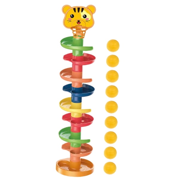Bola de juguete giratoria y giratoria para niños y niñas, juguete de actividades, pelota divertida para correr, rampa, juguetes para niños y niñas, re 9 capas