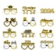 thumbnail image 4 of 12 Gafas De Año Nuevo, Gafas De Feliz Año Nuevo Para Suministros De Fiesta De Año Nuevo, 4 of 5