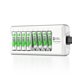 thumbnail image 1 of Cargador de Baterías Recargables EBL AA 2800mAh x4 y AAA 1100mAh x4, 1 of 8