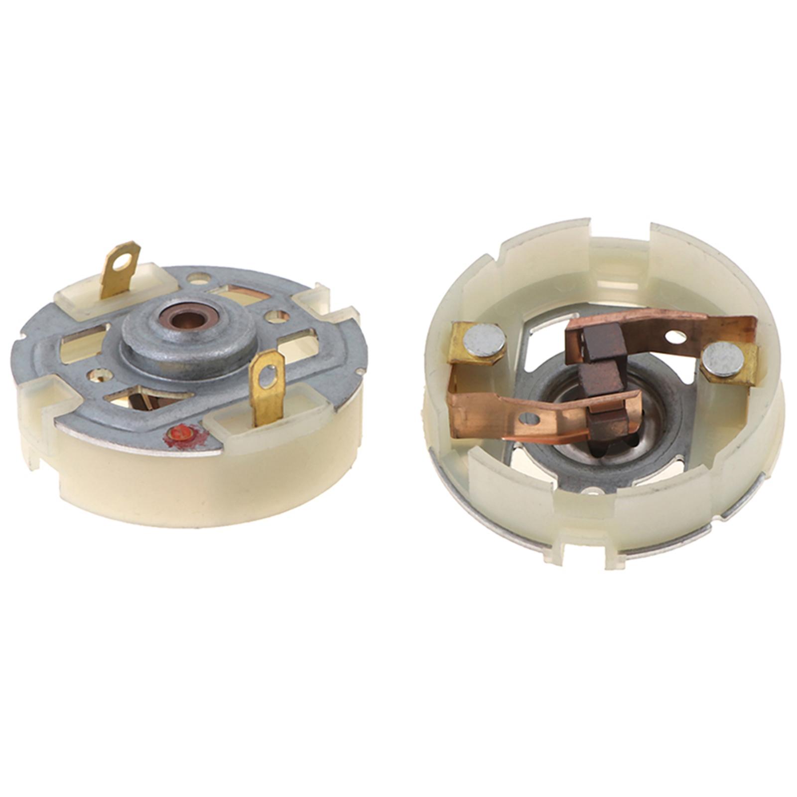 Magideal - Reemplazo De Ensamblaje De Tarjeta De 2 Piezas, Cepillo De Destornillador Eléctrico, Prácticos Soportes De Cepillo De Carbón Blanco, Para Exteriores,