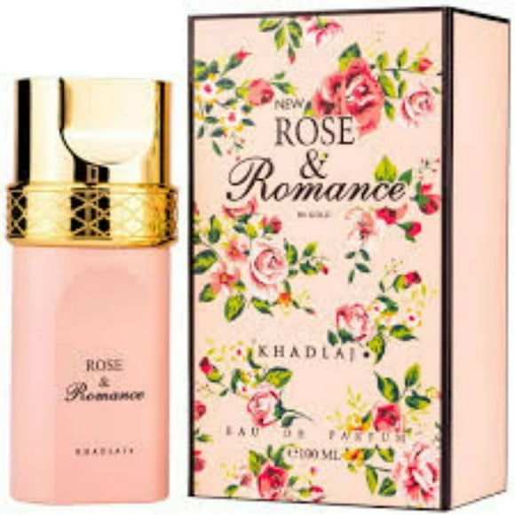 Perfume Unisex Rose & Romance EDP 100ML Khadlaj - Romanticismo y Elegancia
