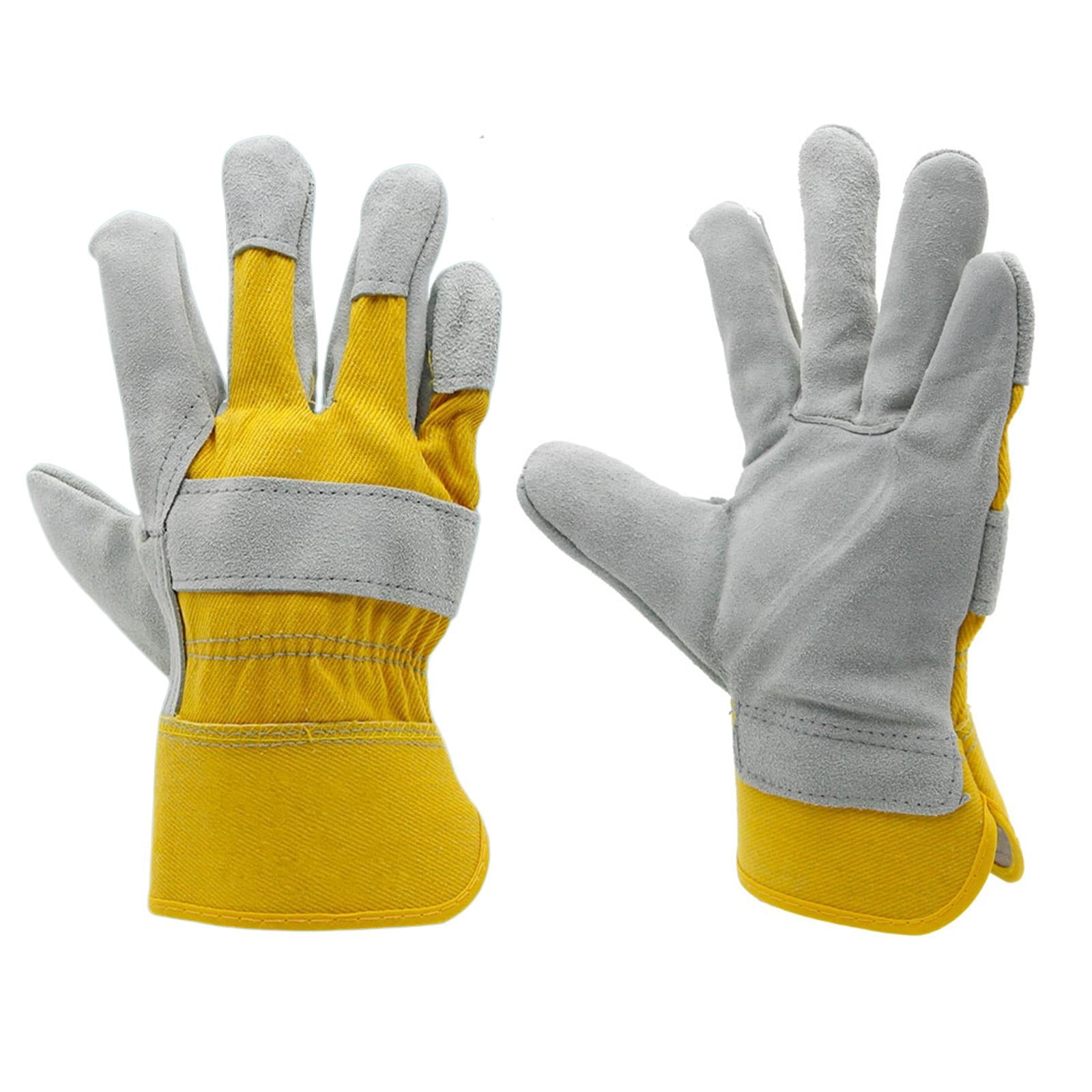 Magideal - Durian Guantes De Recolección, Guantes De Jardinería, Guantes De Trabajo De Construcción Transpirables Multipropósito Resistentes A Espinas Protección Amarillo
