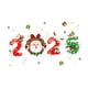 thumbnail image 1 of Pegatina Para Ventana Navideña De Papá Noel, Copo De Nieve Festivo, Papá Noel, Reno, Calcomanía A, 1 of 5