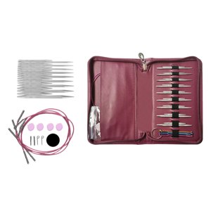 Bothyi - Juego De Agujas De Tejer Circulares, Agujas De Ganchillo Intercambiables Para Mayor Resistencia.