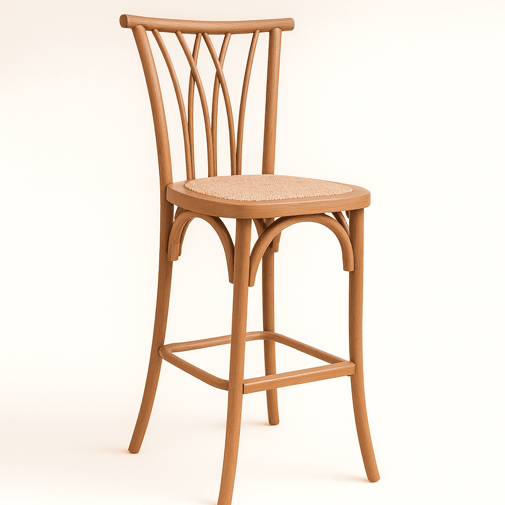 Oh! Mi Hogar ® - Taburete Crosswood 66cm De Madera