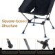 thumbnail image 4 of Silla MOON LENCE Plegable 22 x 18 x 30 cm, Capacidad 150 kg, 4 of 8