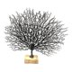 thumbnail image 1 of Escultura De Coral De Plástico Adorno De Mesa Decoración Estatuilla De Mesa Negro, 1 of 5