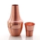 thumbnail image 1 of Botella Bedside Carafes 2activelife de cobre puro de 1,4 litros con vaso, 1 of 9