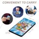 thumbnail image 4 of Monstruo Digital Porta Pasaporte y Cartera de Viaje Premium de Cuero PU, Funda de Pasaporte Bloqueo RFID con Ranuras para Tarjetas de Crédito, Estuche para Libro de Pasaporte para Familia 10cm × 15cm, 4 of 6