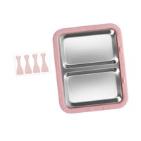 Bothyi - Máquina Para Hacer Helados Casera, Fácil De Limpiar, Divertida, Para Familias, Con Bandeja Para Helados, Color Rosa, Sin Tapa