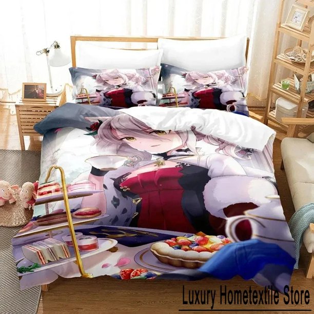 Echocalypse Game Bedding Set Duvet Cover Bed Set Quilt Cover Pillowcase Comforter Size Boys Adult Bedding Set Bed Sheets