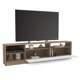 thumbnail image 5 of Rack Tv Moyan Light 2 Puertas 75 Pulgadas Café - Blanco, 5 of 6