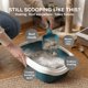 thumbnail image 2 of Juego de 2 cucharones para arena Sprinkle & Sweep de metal con mango de madera, 2 of 8