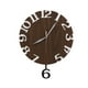 thumbnail image 3 of Reloj De Pared Oscilante De 12.0 In Para Colgar En La Pared, Para Oficina, Comedor, Cocina, Color Marrón, 3 of 3