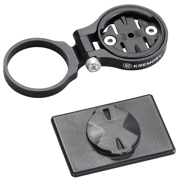 Soporte para vástago de bicicleta KREMORV para Garmin Edge con adaptador adhesivo