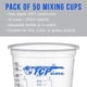 thumbnail image 4 of Vasos para mezclar TCP Global, desechables, transparentes, graduados, 300 ml, 50 unidades, 4 of 6