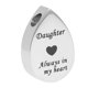 thumbnail image 4 of Siempre en mi corazón Colgante de agua Urna Memorial Ceniza Recuerdo Colgante hija, 4 of 5