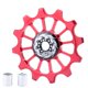 thumbnail image 3 of bicicleta jinete rueda bicicleta desviador trasero cerámica guía polea 12t rojo, 3 of 3