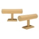 thumbnail image 5 of 2pcs T bar Joyas Pulsera Brazalete Reloj Soporte De Exhibición Soporte Beige, 5 of 5