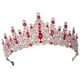 thumbnail image 2 of Tiara De Cumpleaños, Accesorios Para El Cabello, Joyería Para El Cabello, Corona Nupcial Para Niñas, Color Rojo, 2 of 5