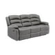 thumbnail image 2 of Sofá 3 Cuerpos Reclinable Moderno Praga Gris, 2 of 4