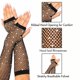 thumbnail image 2 of Calentadores de brazos Leg Avenue Rhinestone Fishnet O/S Black, 2 of 4
